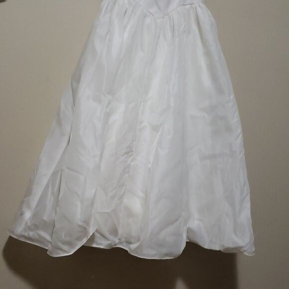 vintage white sweetheart off the shoulder dress xs/s - Picture 4 of 15